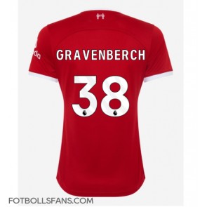 Liverpool Ryan Gravenberch #38 Replika Hemmatröja Damer 2023-24 Kortärmad